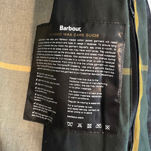 New Barbour Highclere Wax Jacket Size US 4 or UK 8 - Picture 9 of 12